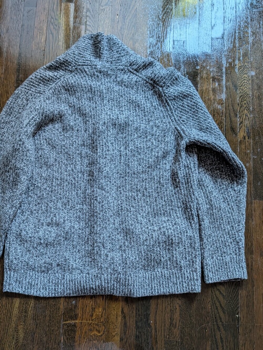 Abercrombie & Fitch Men's Heather Gray Crewneck Sweater
